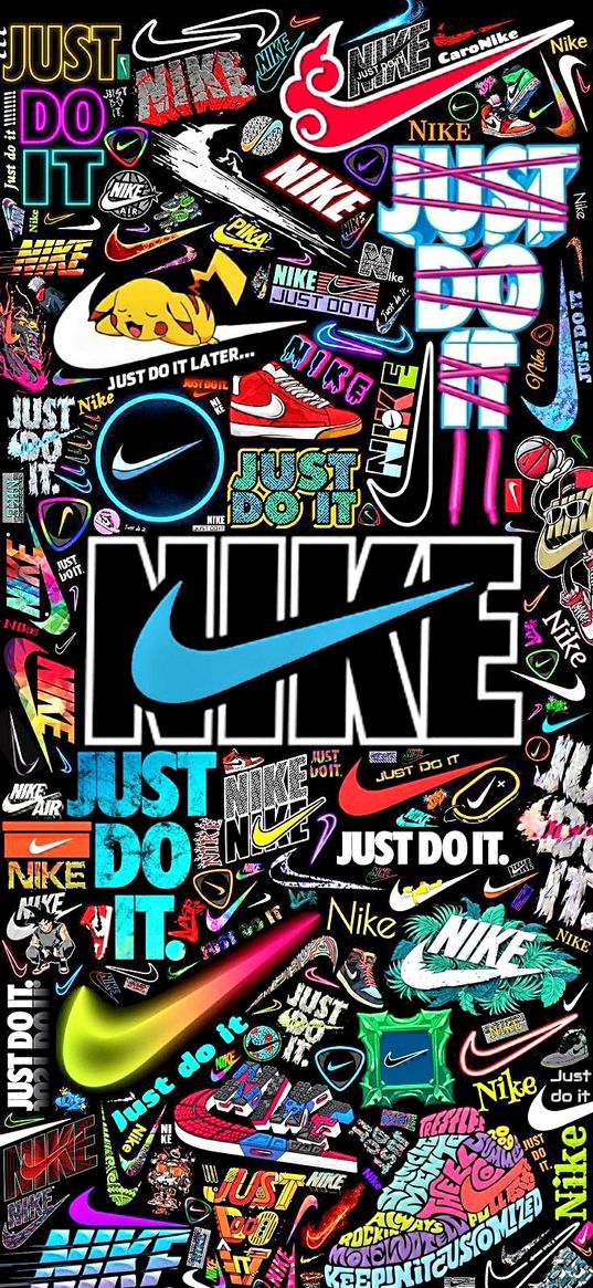 nike, just do it, logo, poster