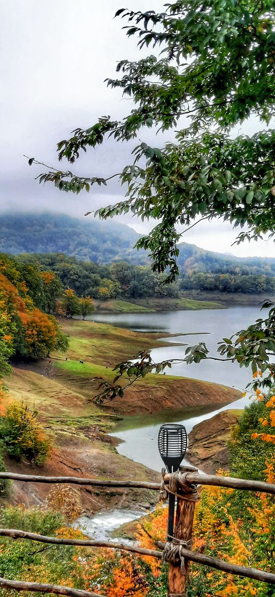 nature, autumn, lake, azerbaijan, lənkəran