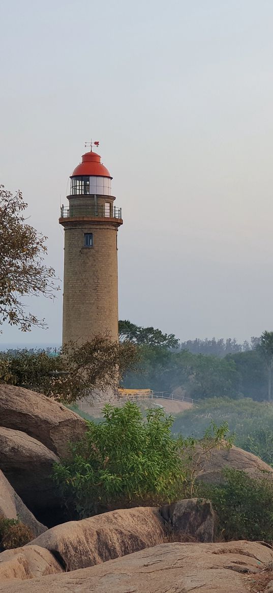 lighthouse mamallapuram, india, tamil nadu, mahabalipuram