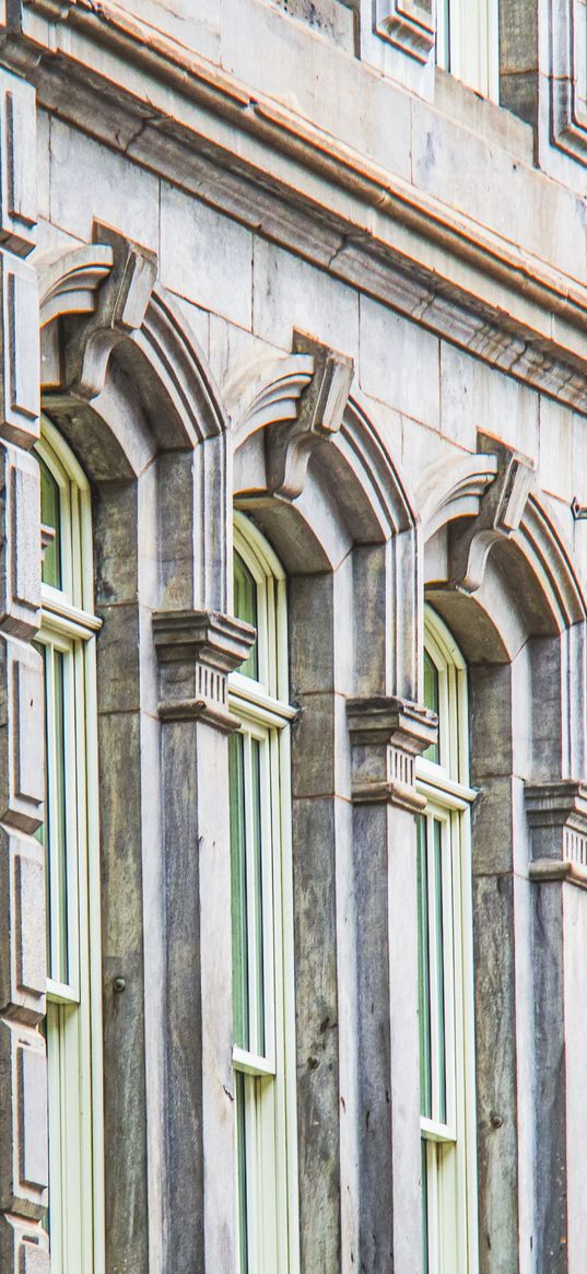 building, windows, facade, architecture, grey