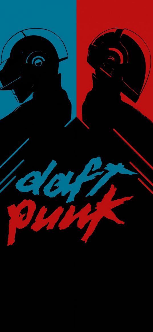 daft punk, musical duo, poster, helmet, two