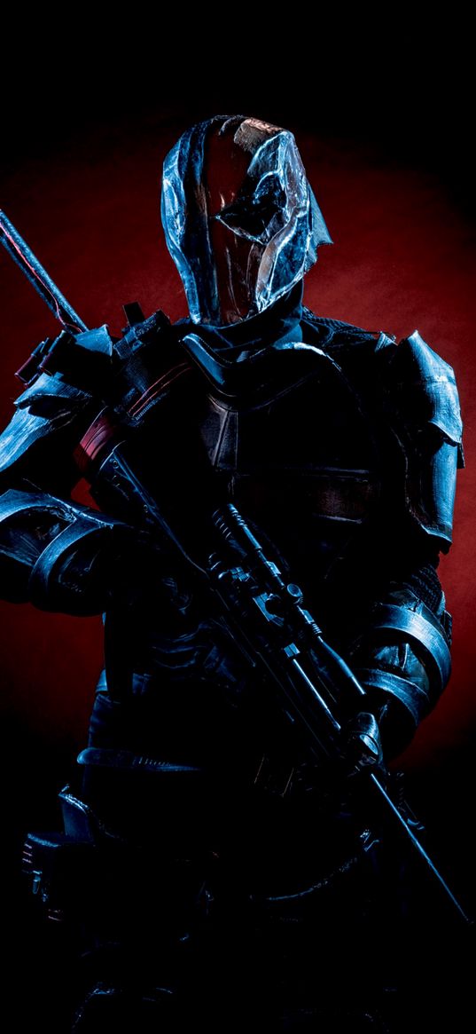 deathstroke, slade joseph wilson, character, dc, warrior, movie