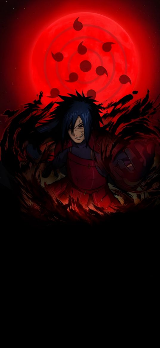 naruto, madara uchiha, anime, dark