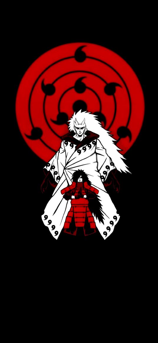 naruto, madara uchiha, anime, dark, red