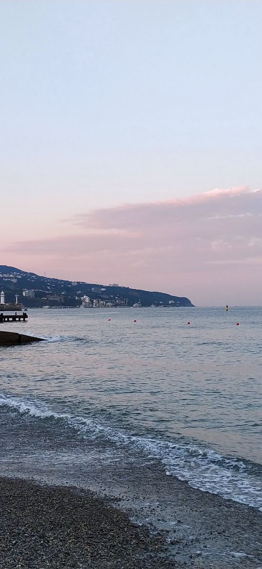 sea, crimea, sunset