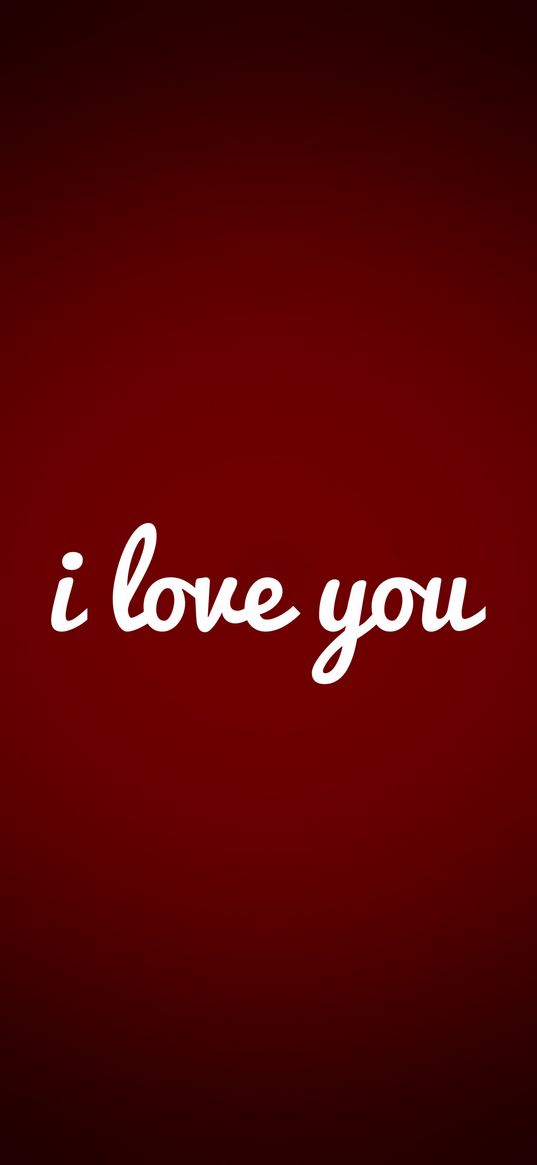 i love you, red, dark, text, love