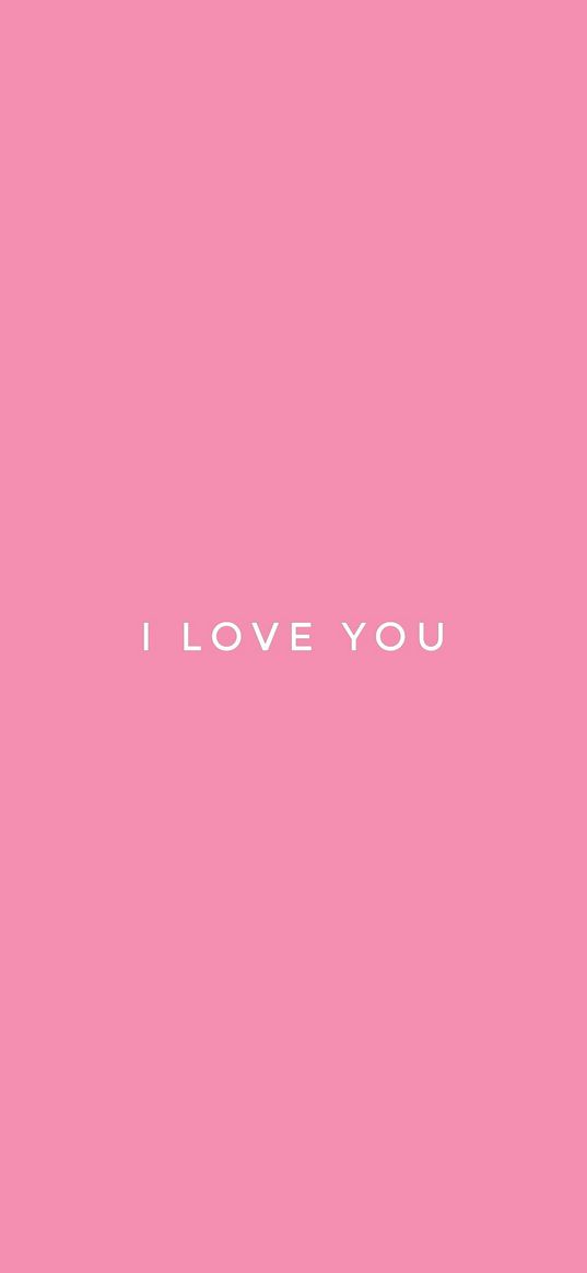 i love you, pink, text