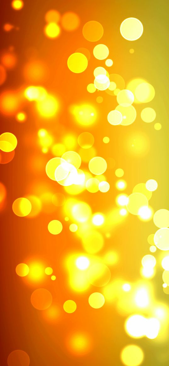 abstraction, lights, bokeh, gold color