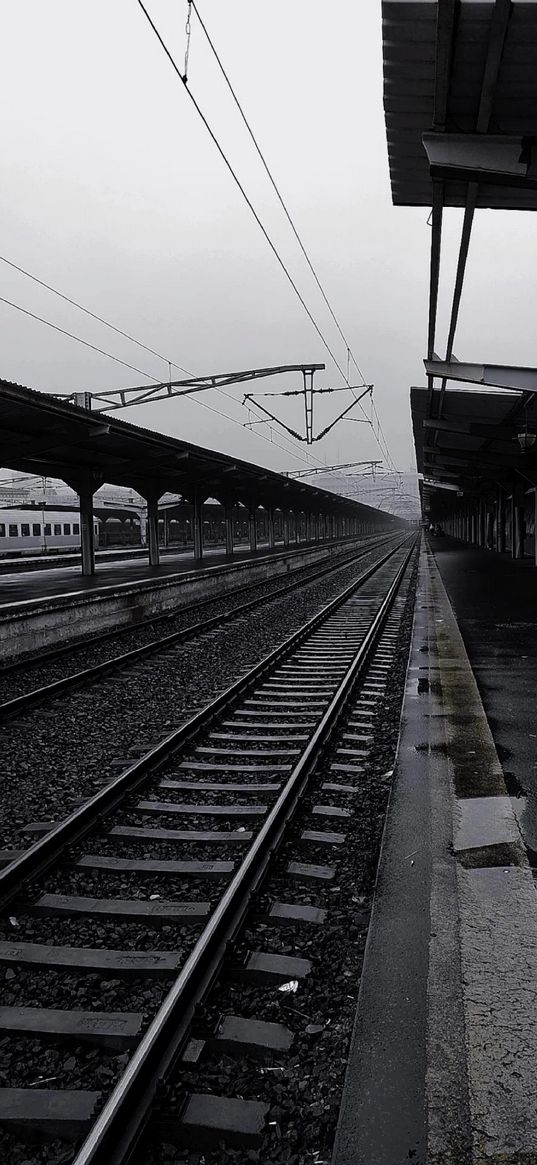 train, station, railroad