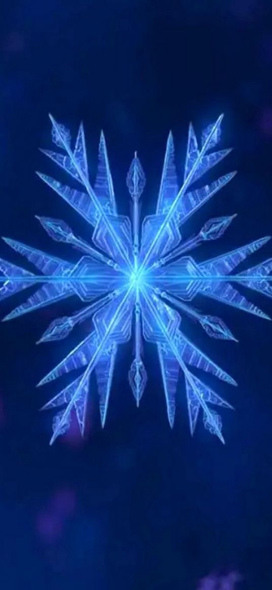 snowflake, wallpapers, blue