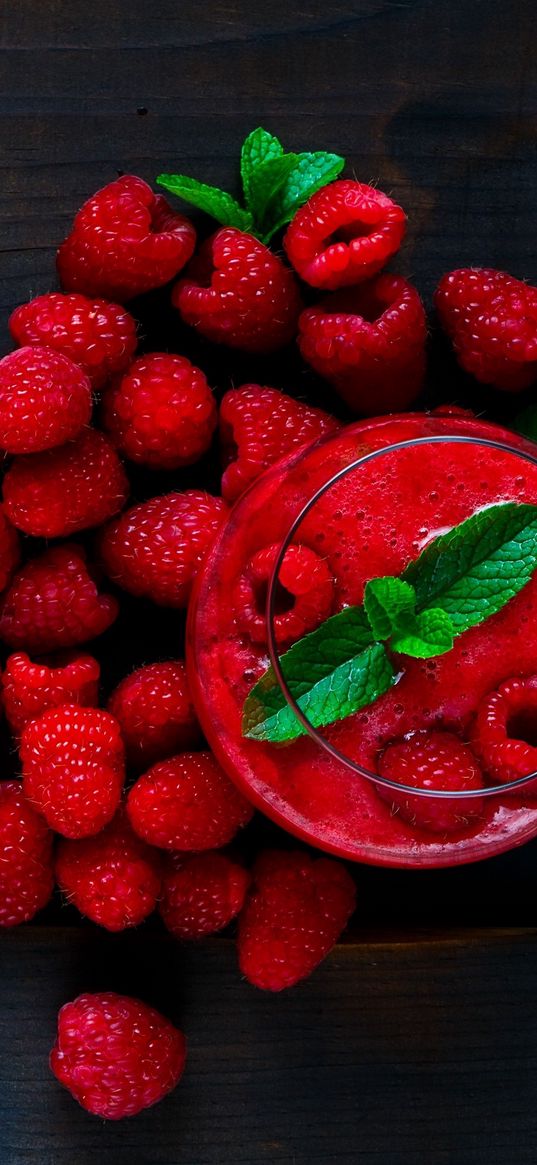 raspberries, berries, smoothies