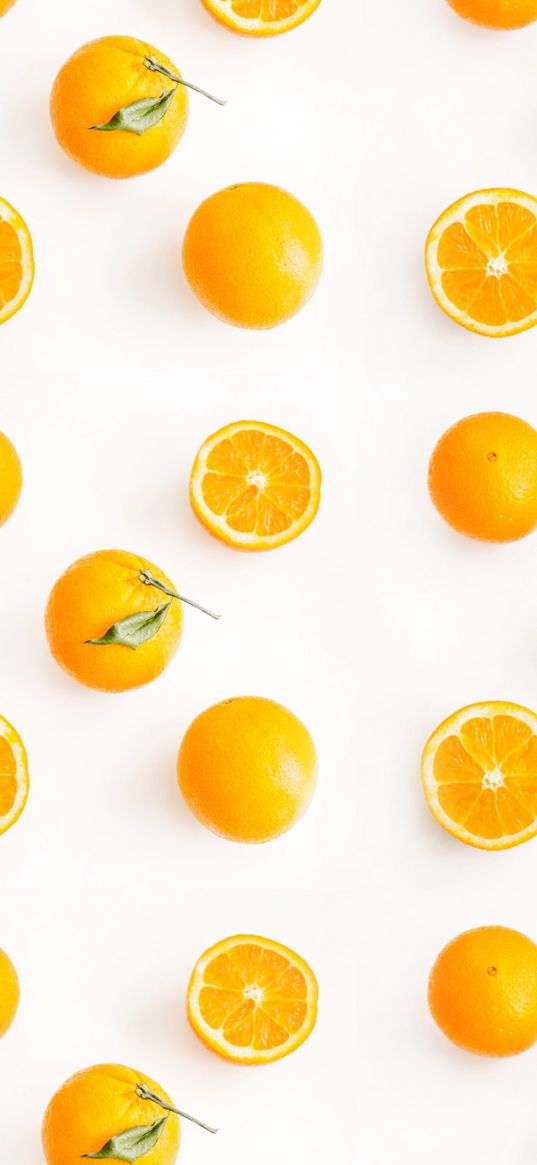 orange, citrus, fruit, white background