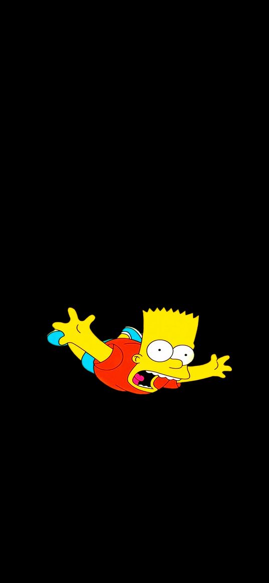 simpsons, bart, character, boys, drop, black