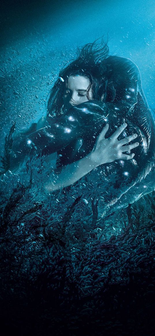 shape of water, girl, amphibian, plot, underwater, film