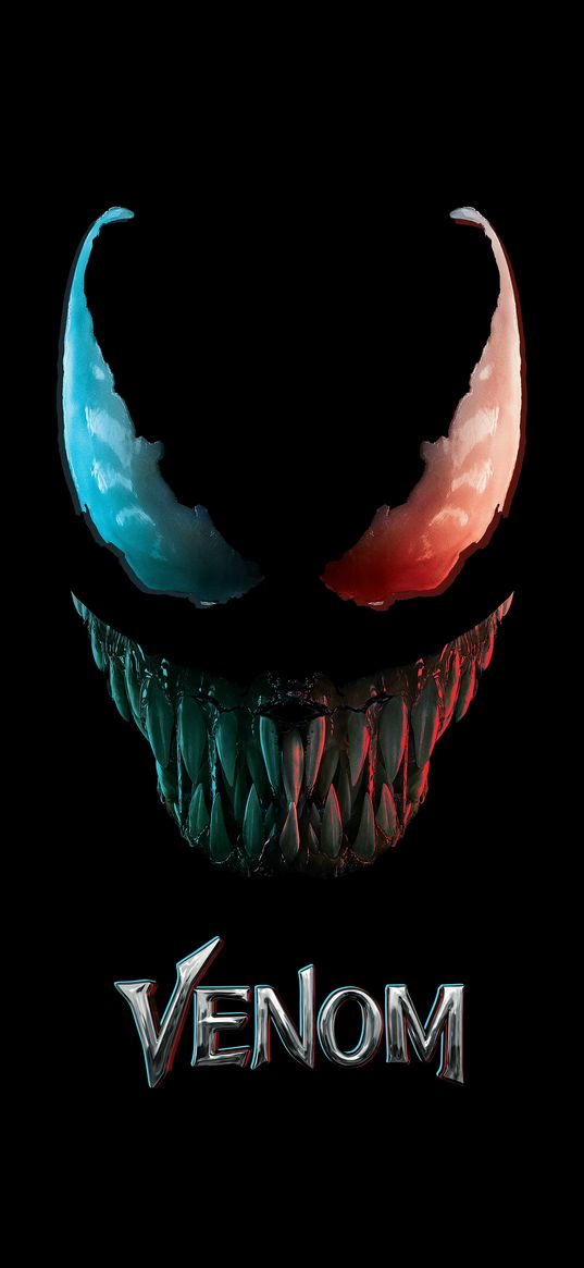 venom, marvel, comics, hero, black background