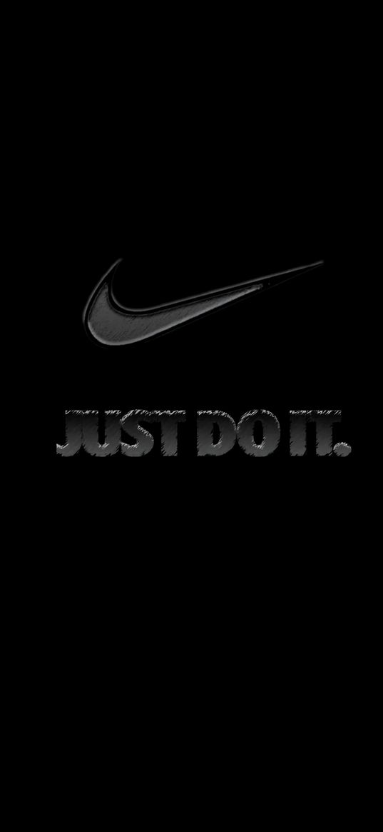 nike, just do it, logo, black, inscription