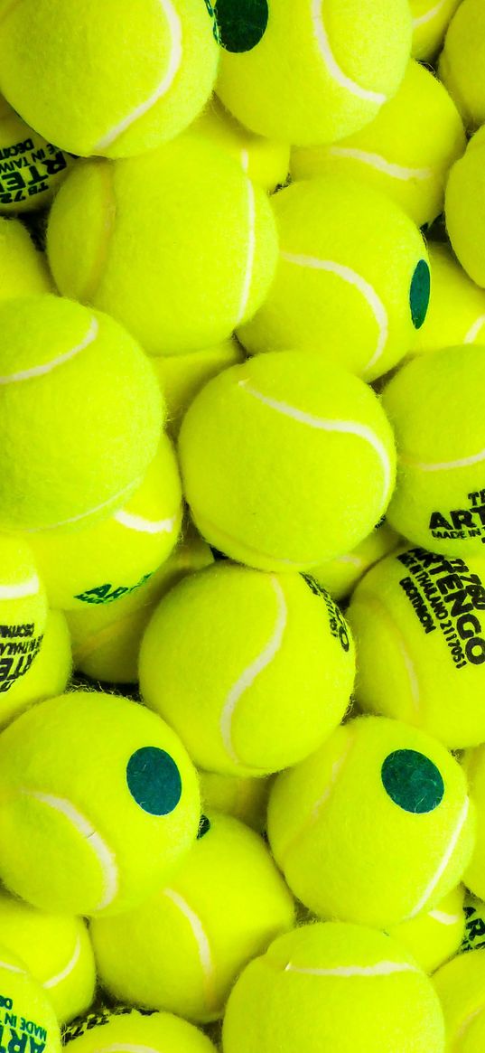 tennis, balls, bright background