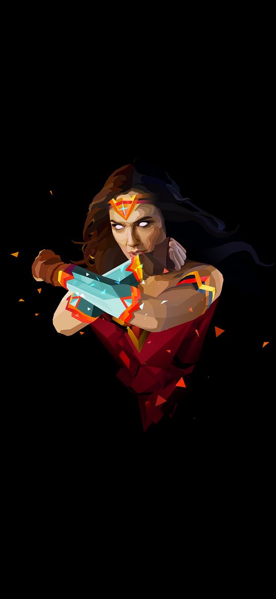 wonder woman, dc, hero, black, art