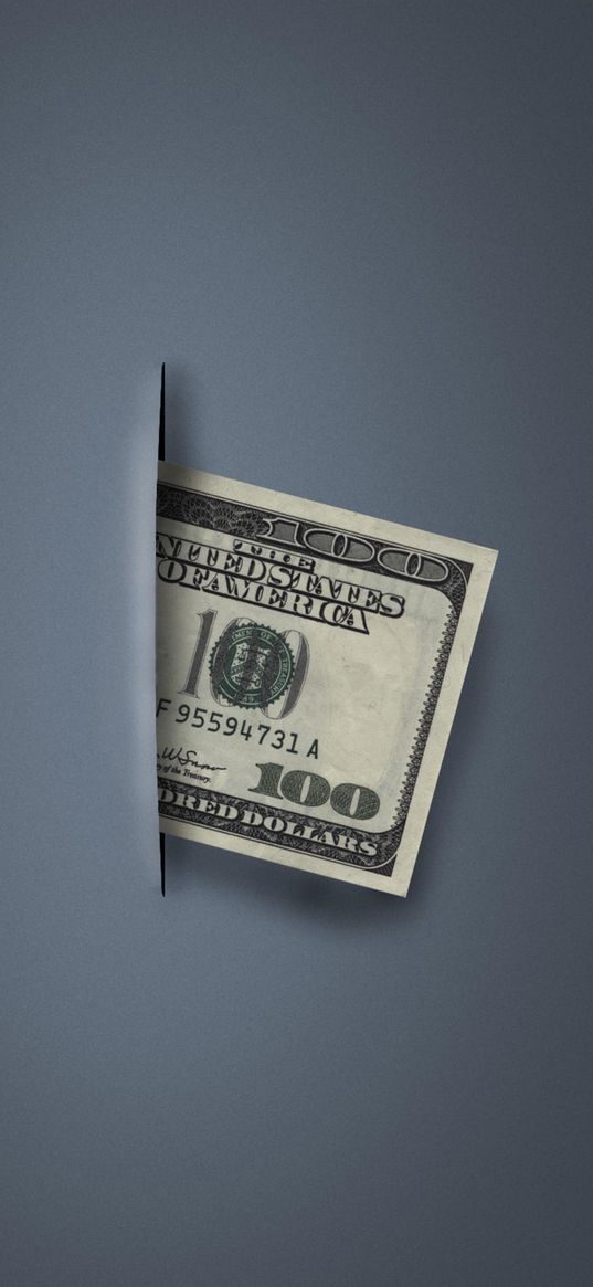 money, dollar, gray background