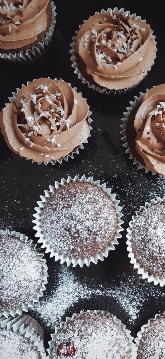 muffins, chocolate, desserts