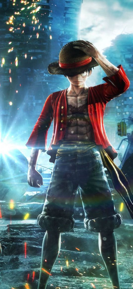 jump force, luffy, game, character