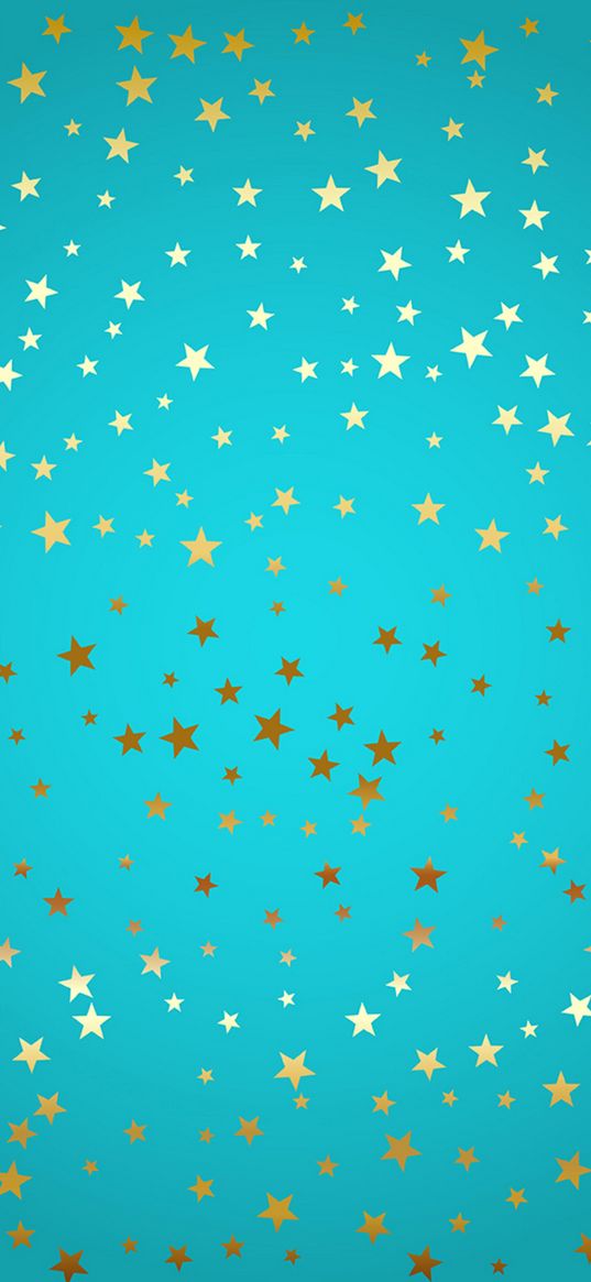 stars, golden, turquoise background