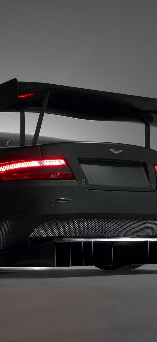 aston martin, dbr9, 2005, black, side view, style, sports, auto