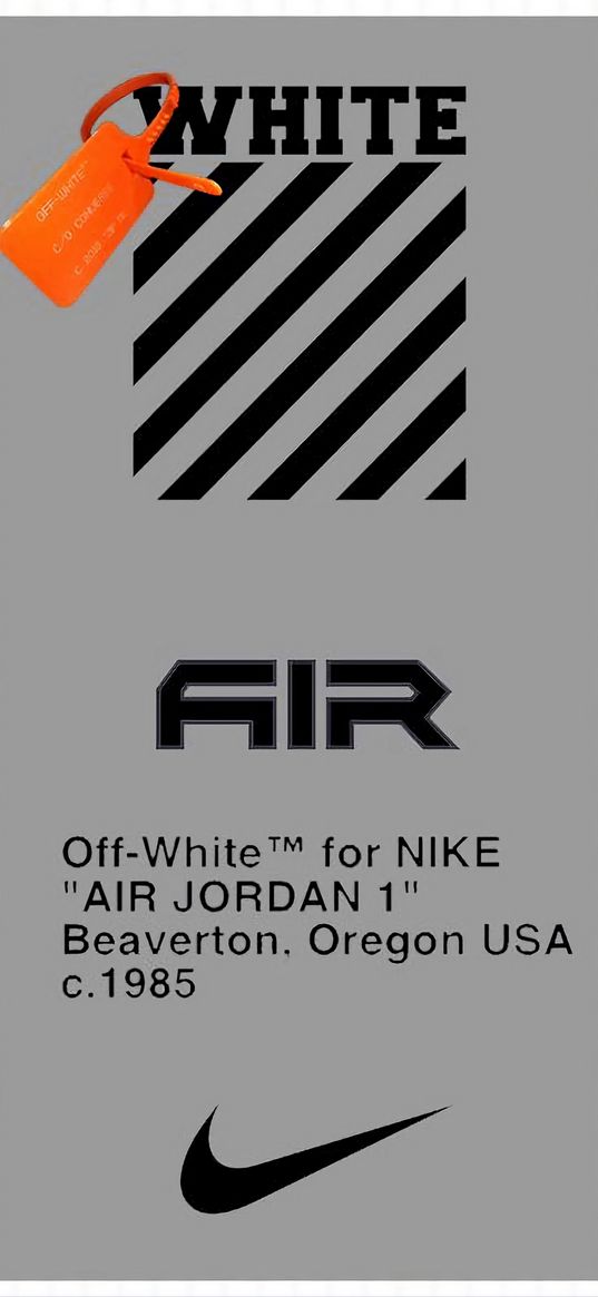 nike air, logo, brand, off-white