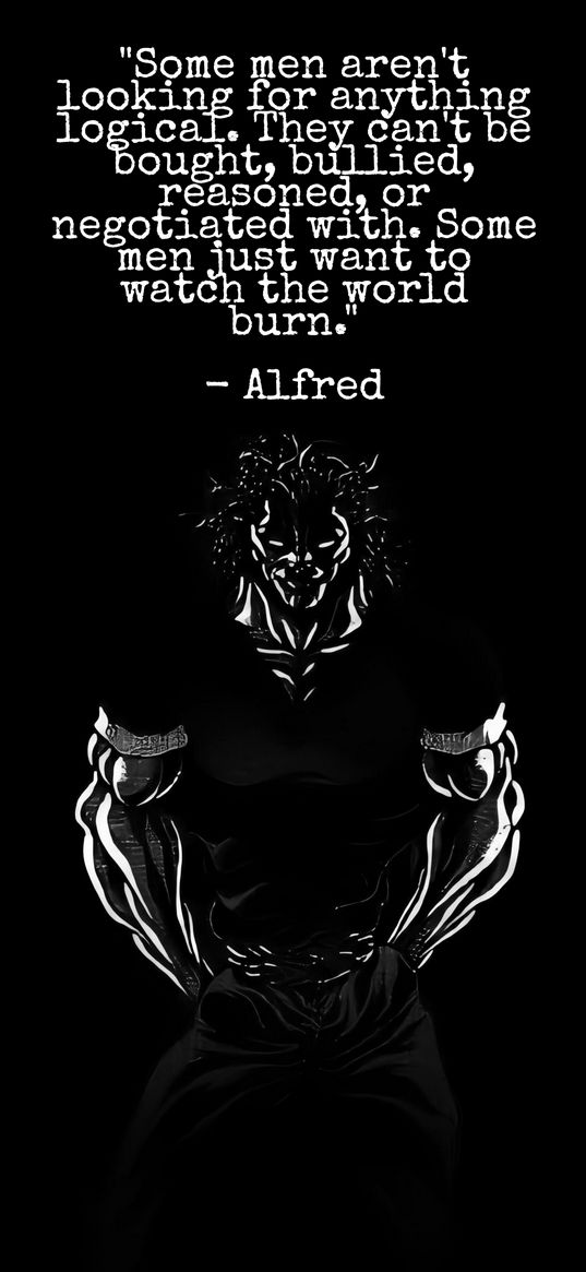 baki, baki the grappler, yujiro hanma, anime, manga, quotes, text, black background