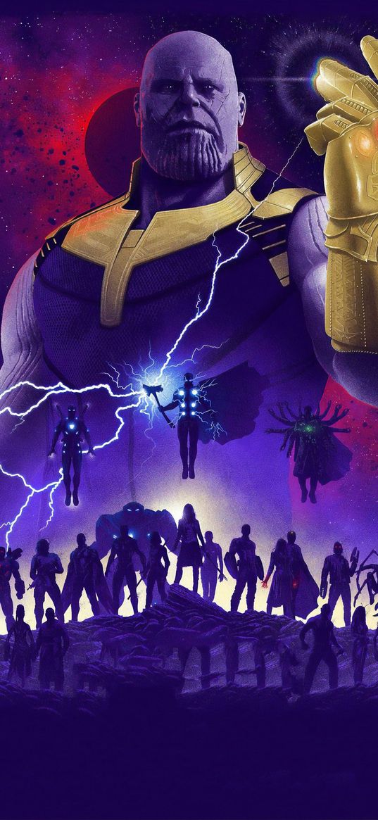 avengers, endgame, thanos, thor, iron man, captain america, doctor strange, marvel, comics, movie, art