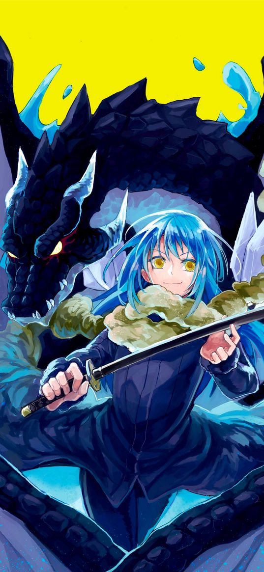 anime, rimuru tempest, that time i got reincarnated as a slime, art