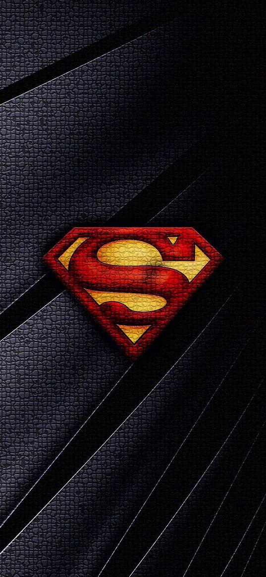 superman, symbol, emblem, hero, texture, black