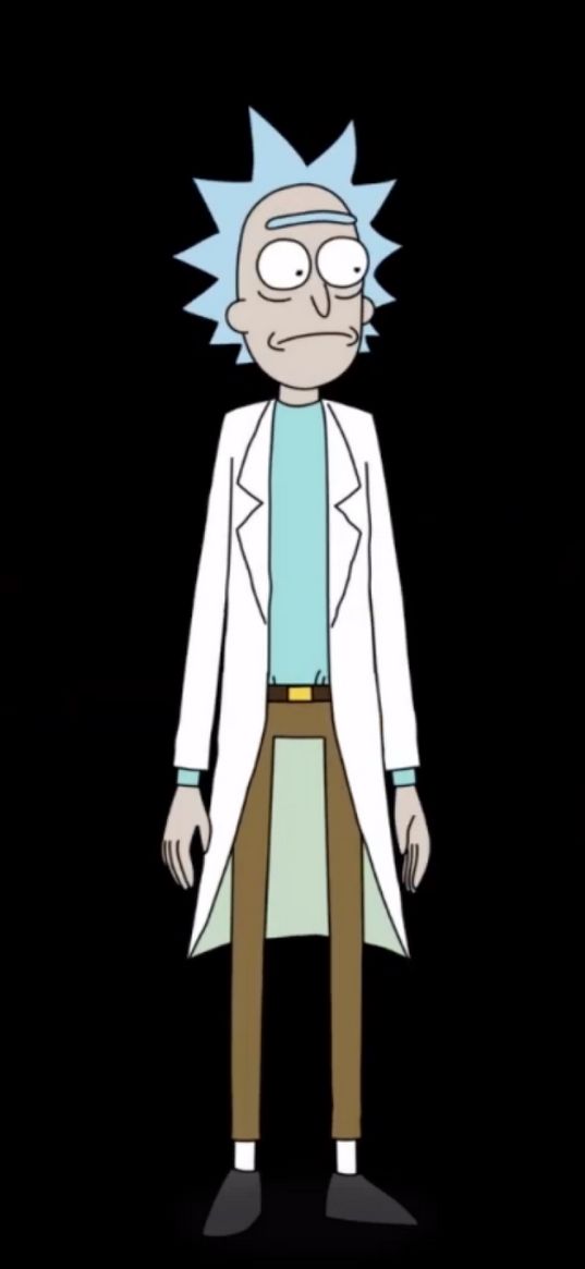 rick, rick and morty, morty, cartoon, black background