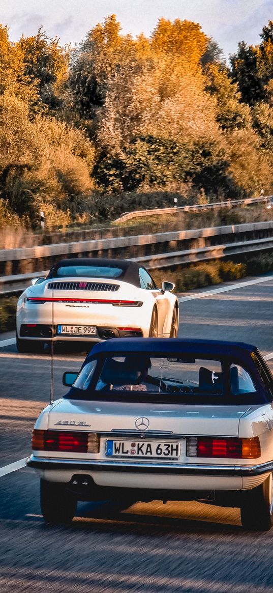 porsche, mercedes, cars, travel