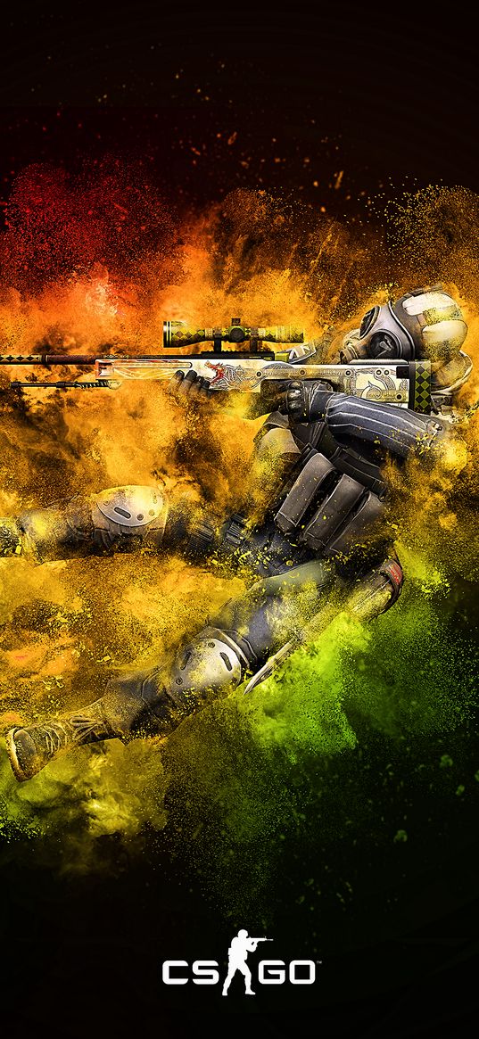 cs go, colorful, game