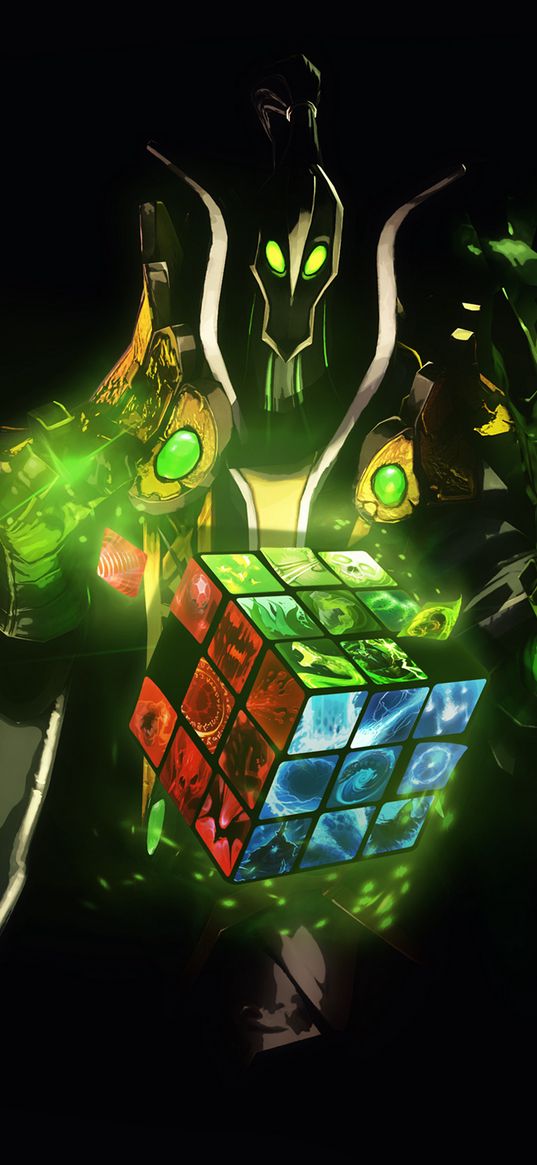 dota 2, rubik's cube, wizard