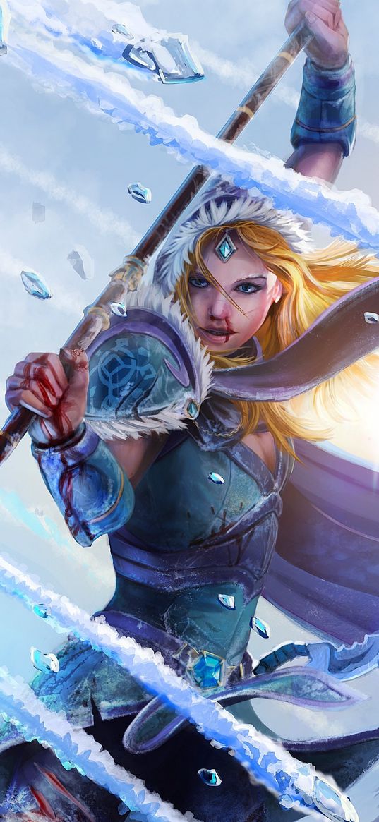 crystal maiden, dota 2, ice girl