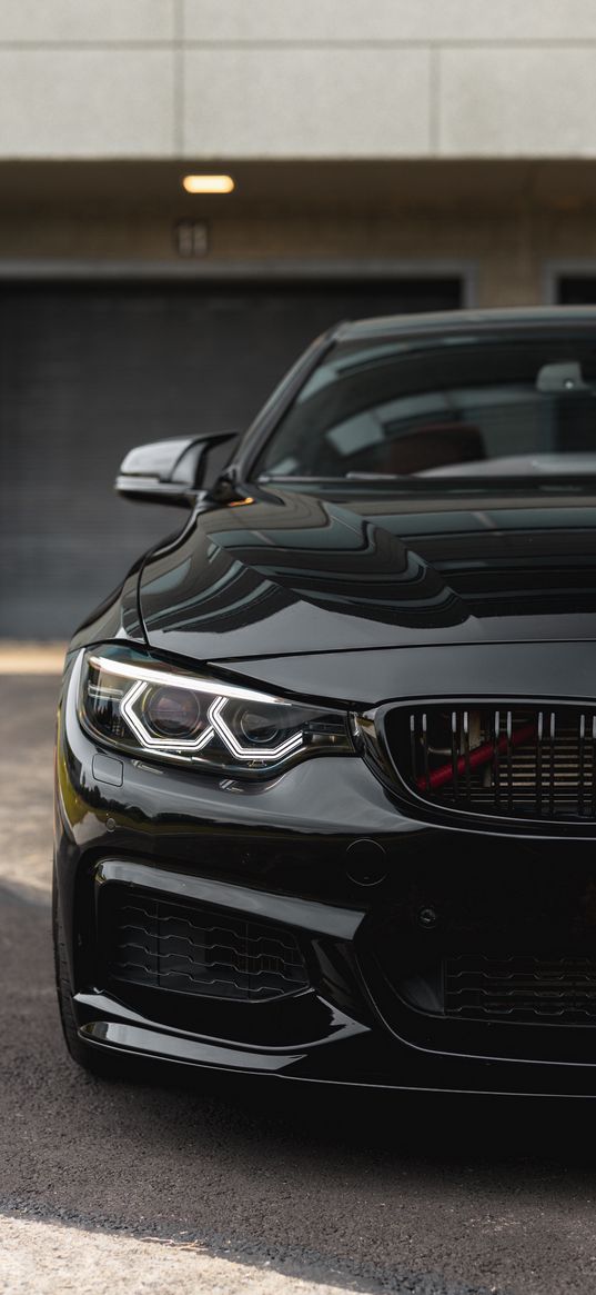 bmw m4, bmw, car, black, headlamp