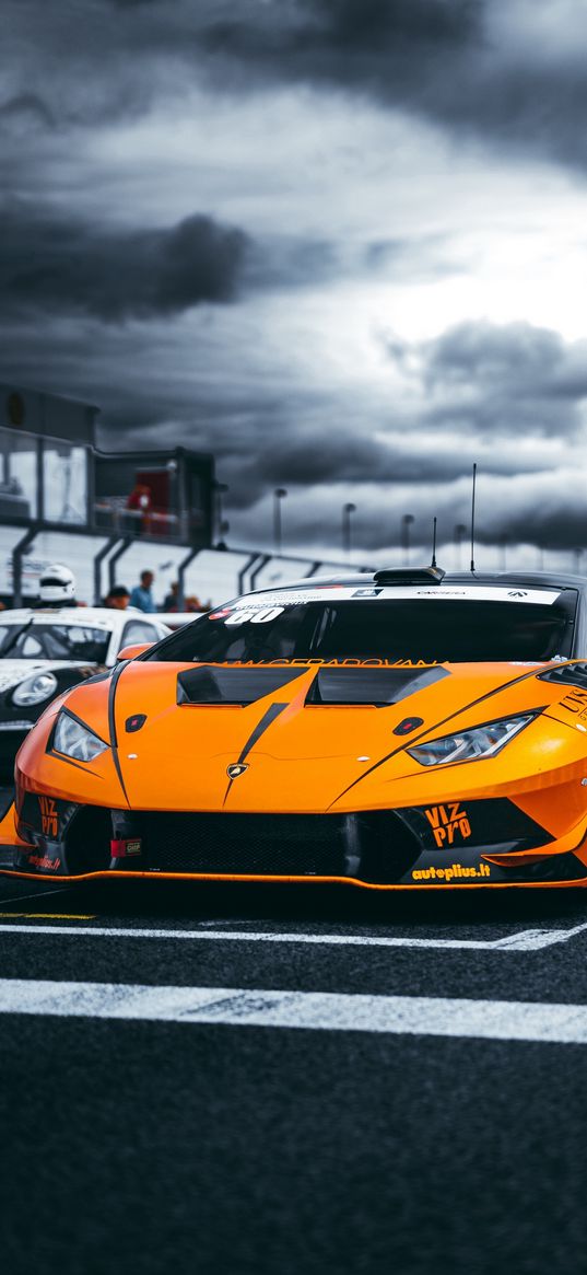 lamborghini huracan, lamborgini, car, yellow, black