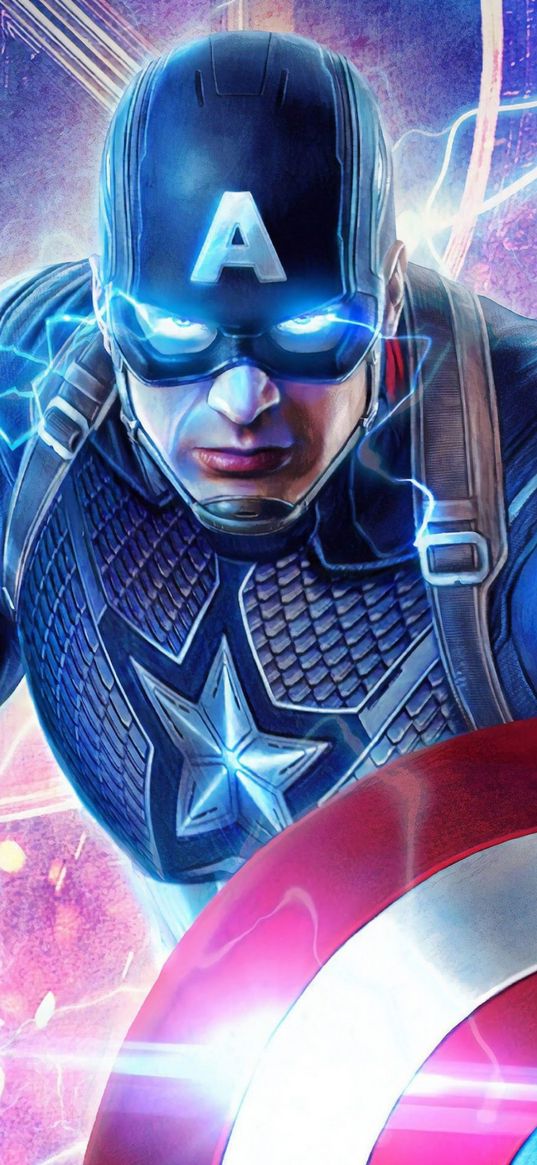 captain america, marvel, avengers, superhero, shield, comics, movie, film, glowing eyes, lightning