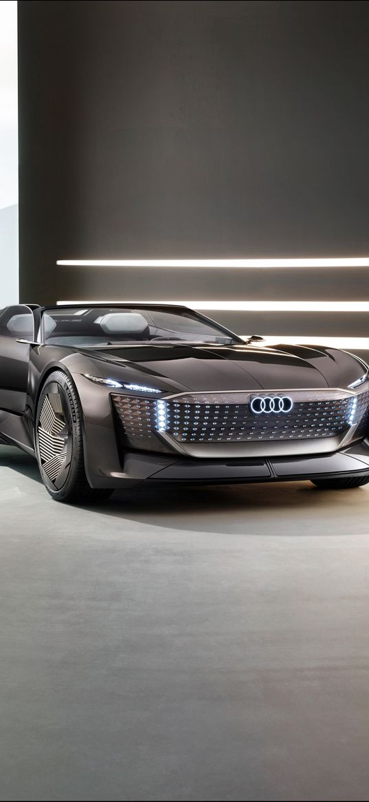 audi, audi aicon, auto, grey auto, futurism, hypercar