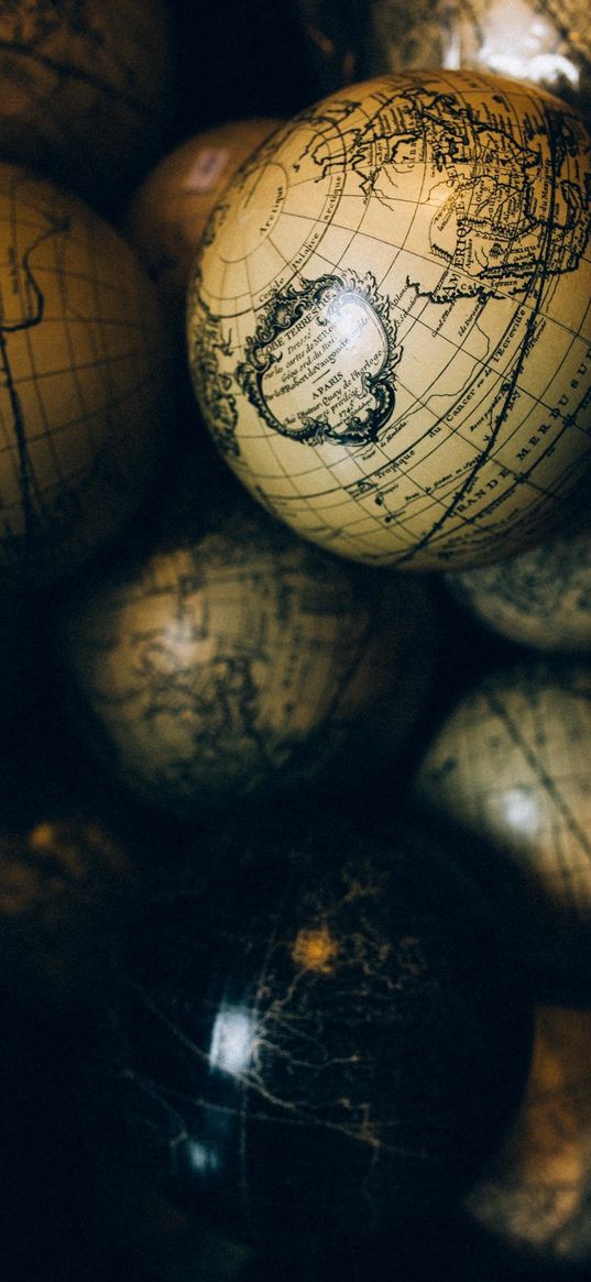 globe, map, world