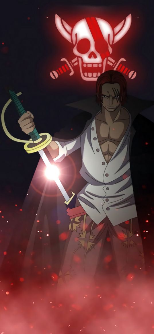 shanks, one piece, anime