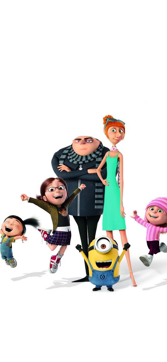 despicable me, cartoon, minion, gru, agent