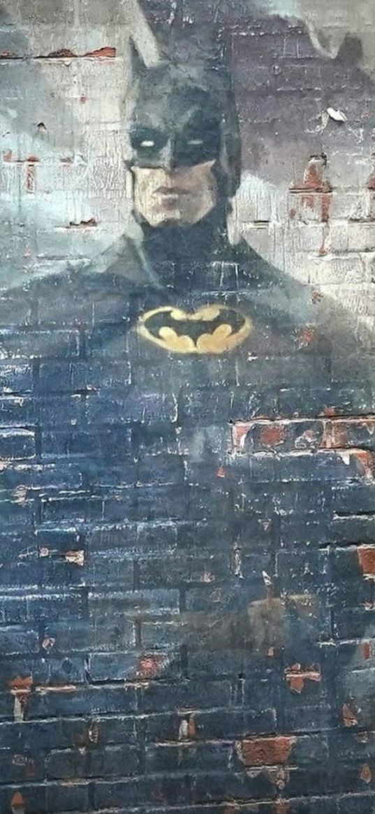 batman, bat, hero, superhero, bruce wayne, wall, art