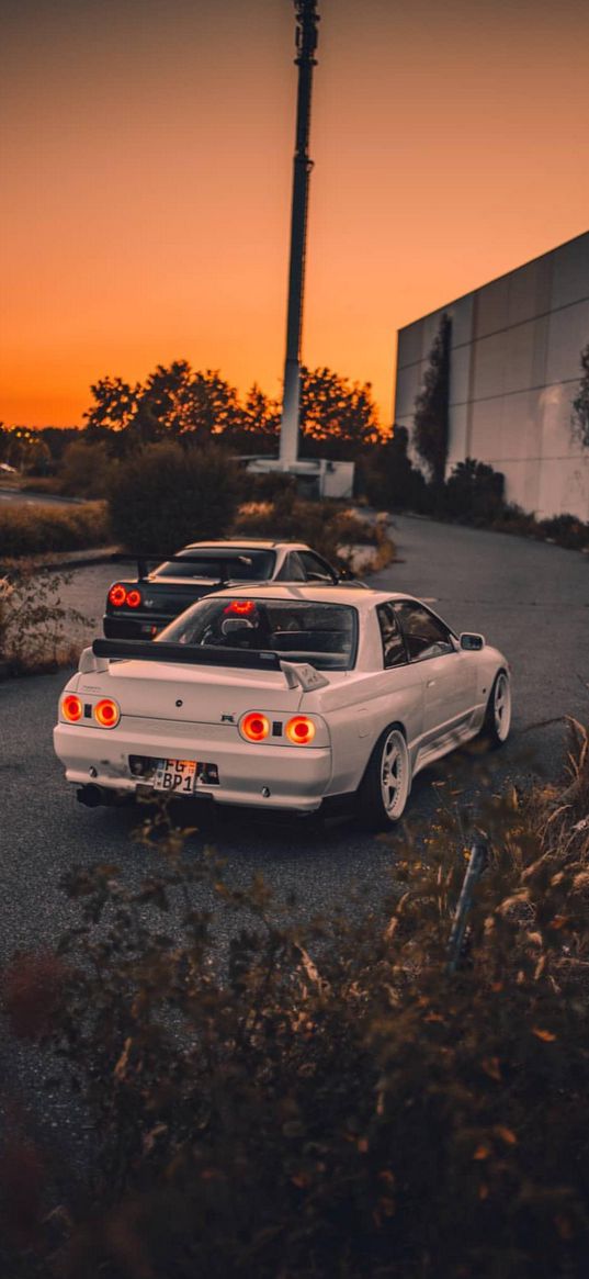 nissan skyline gt-r, nissan, car, white