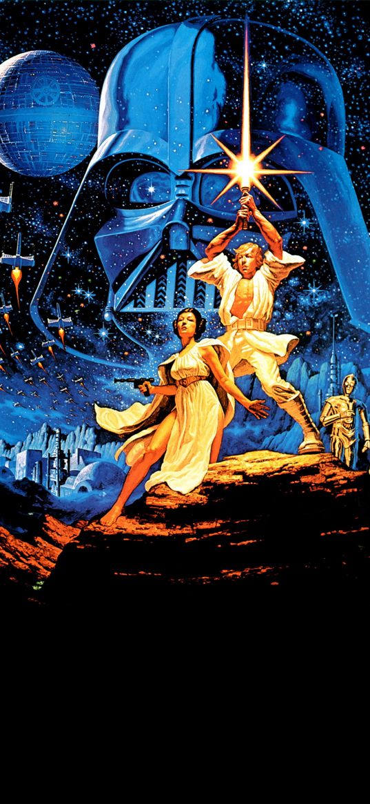 star wars, vintage, poster