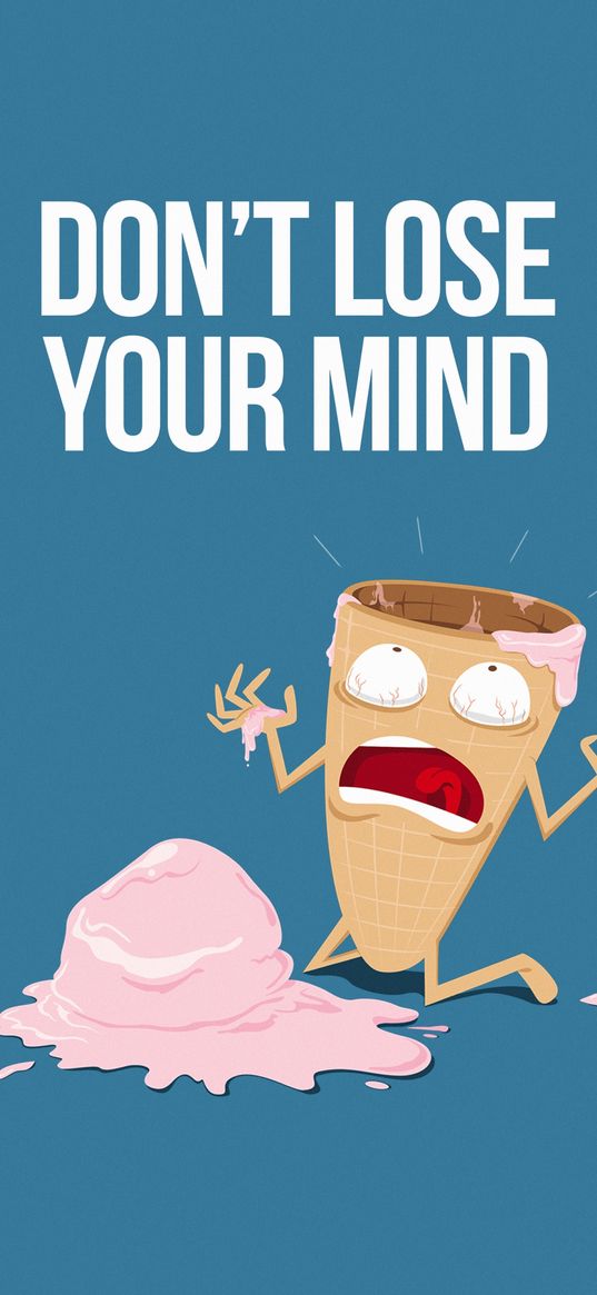 inscription, ice cream, graphics, brain