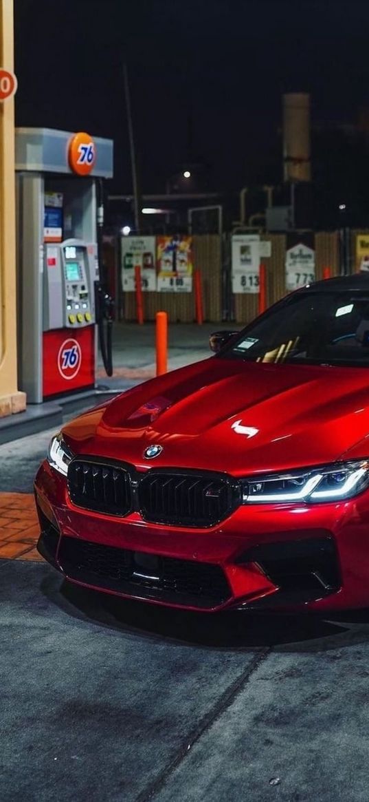 bmw m5, bmw, car, red