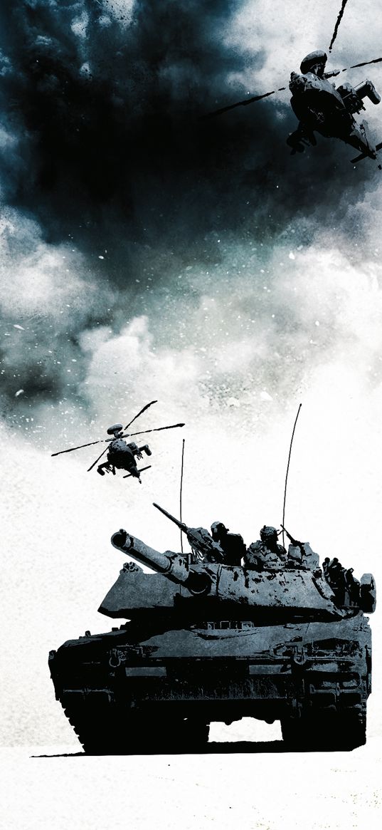 battlefield: bad company 2, video game, tank, helicopter